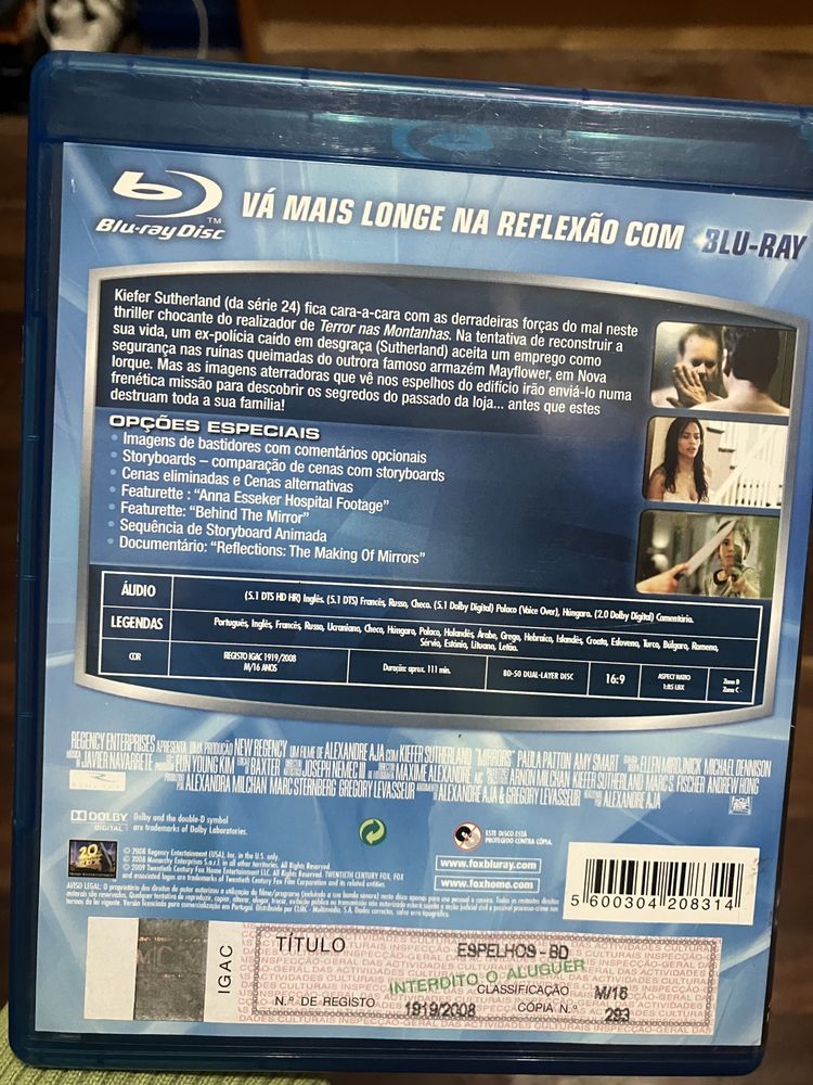 “Mirrors” [blu-ray] (Espelhos)