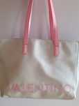 Valentino oryginalna torebka bez nude fluo pink