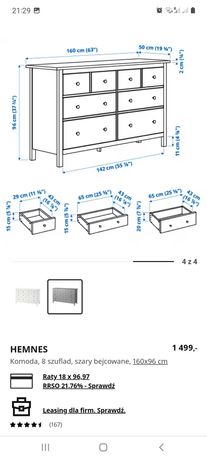 Komoda Ikea Hemnes