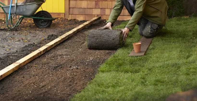Zakładanie Trawnika Trawa z Rolki Trawnik Siew Trawniki Rolka | TANIO