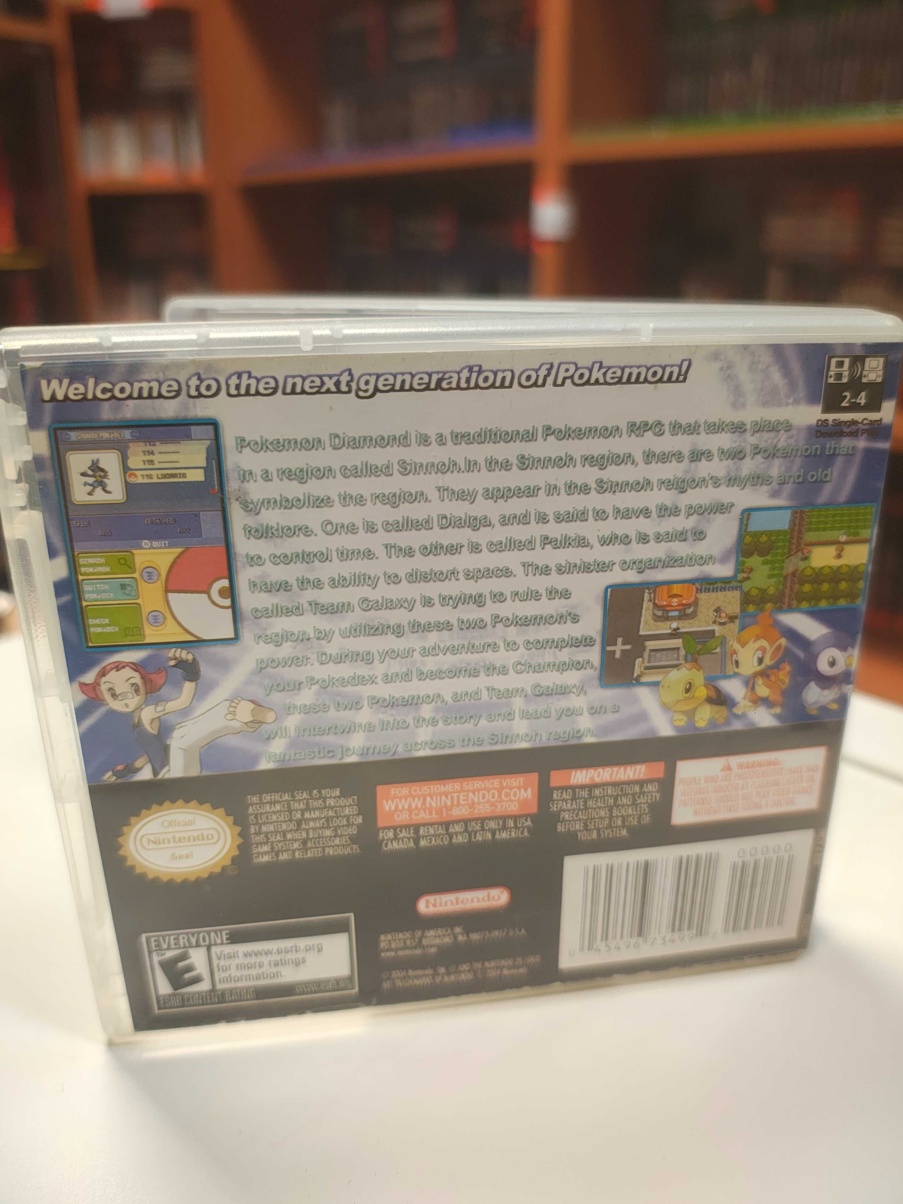 Pokemon Diamond Nintendo DS Unikat SklepRetroWWA