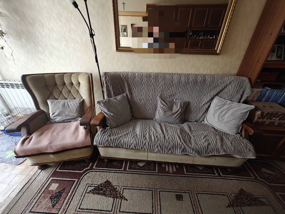 Meble antyki kanapa + 2 fotele