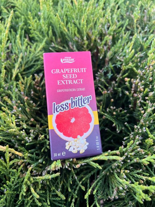 Екстрат грейпфрутових кісточок менш гіркий