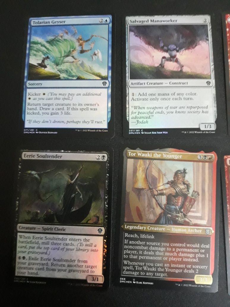 10 cartas magic, 8 brilhantes