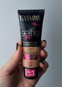 Eveline selfie time 05 beige nowy podkład & Korektor