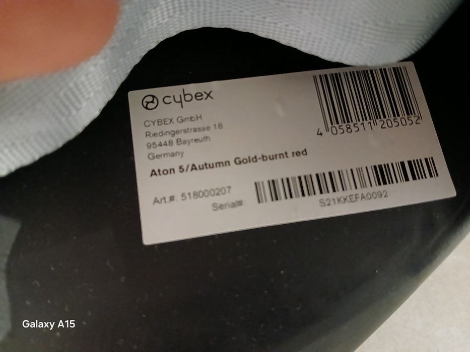 Cybex Aton 5 fotelik nosidełko