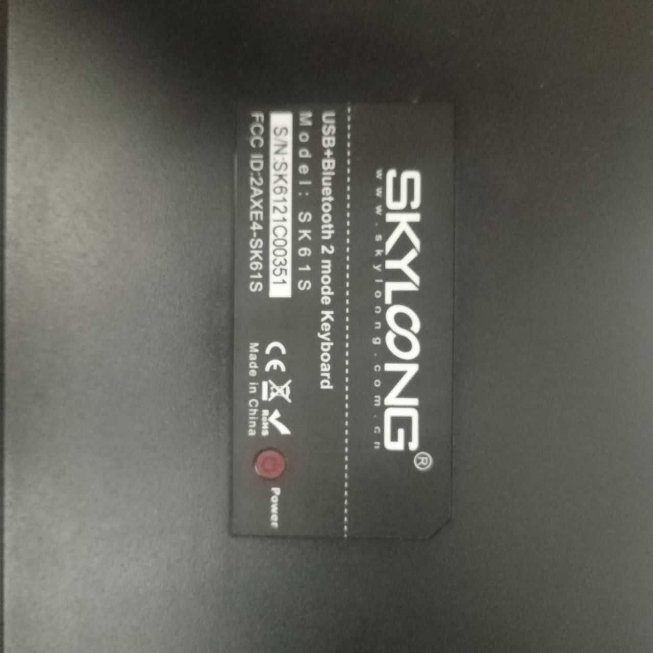 Bluetooth   механічна клавіатура Skyloong  SK61S Hot Swap Tyce-C