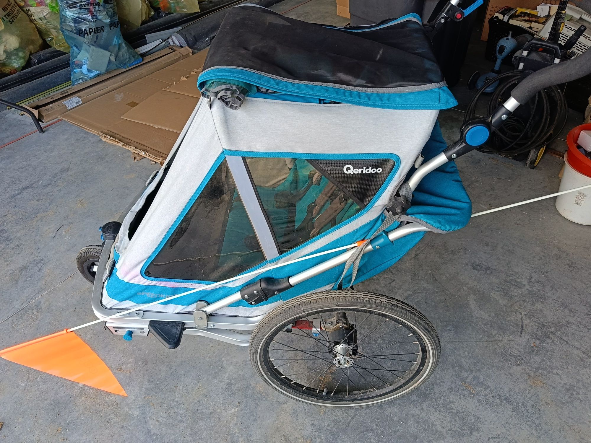 Przyczepka rowerowa Queridoo speedkid2