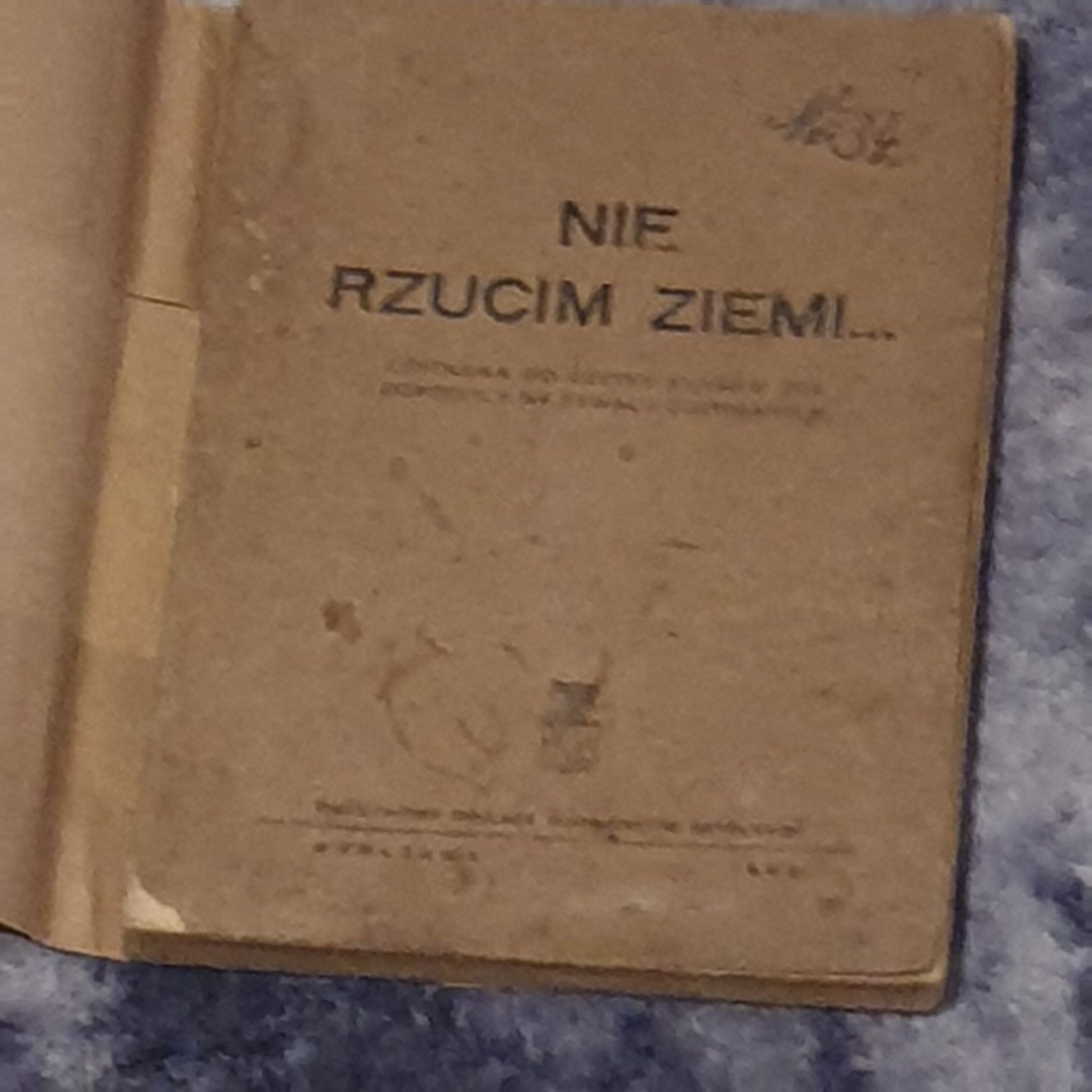 Ksizka nie rzucim ziemi