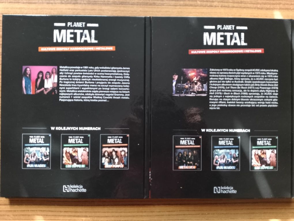 Książka Planet Metal AC/DC i Metallica