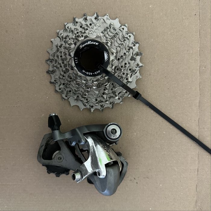 Desviador shimano tiagra e cassete 10 velocidades