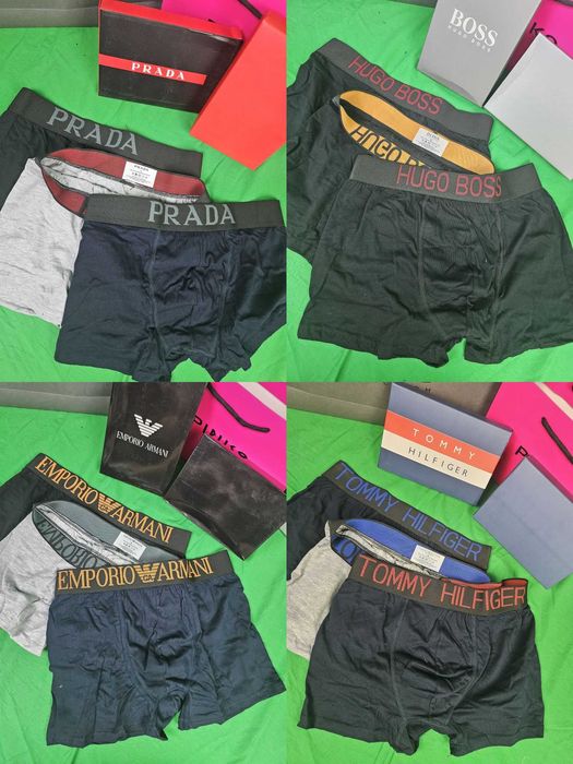 Bokserki męskie 3 pak armani tommy hilfiger bielizna męska
