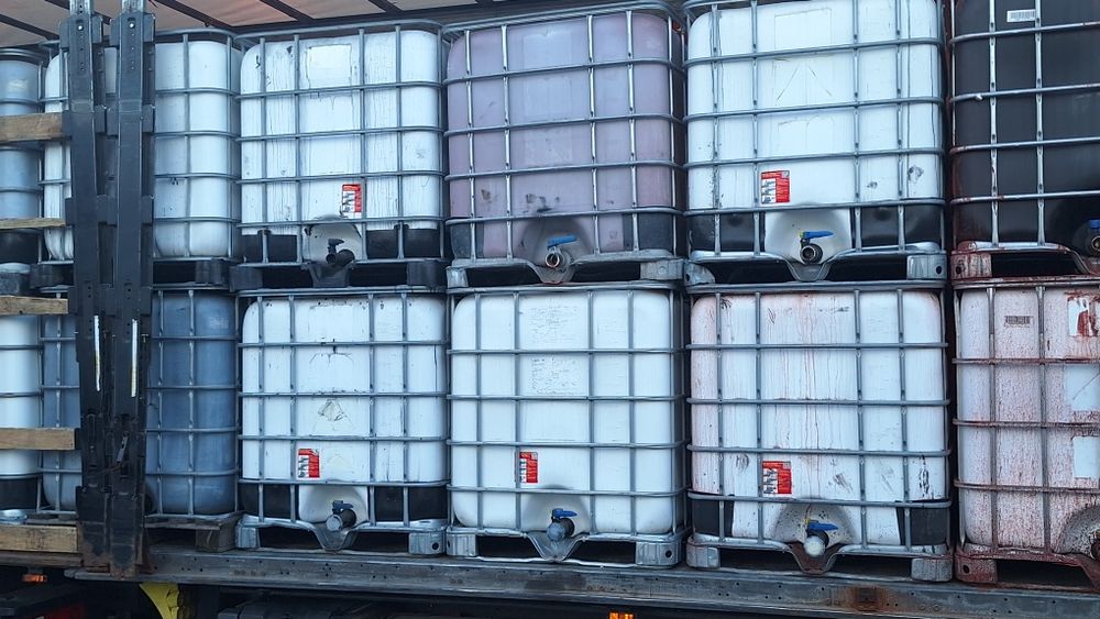 Wkład ibc, mauser, Mauzer, paletopojemnik,  beczka,  kosz na śmieci,