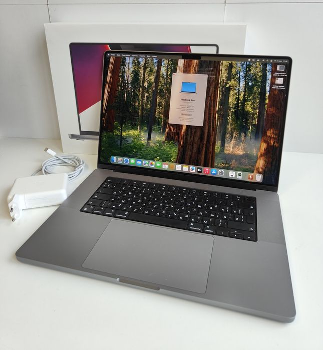 Apple MacBook Pro 16 (A2485) 16″ M1 Pro, 16Gb RAM, 512 Gb SSD, 2021р