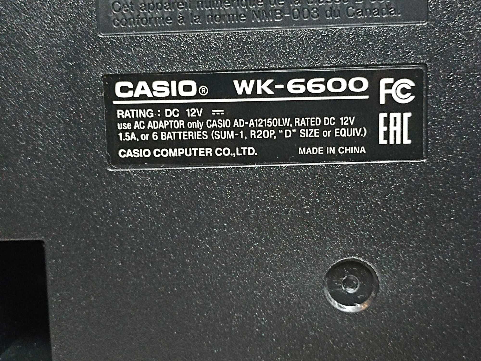 Keyboard Casio WK-6600