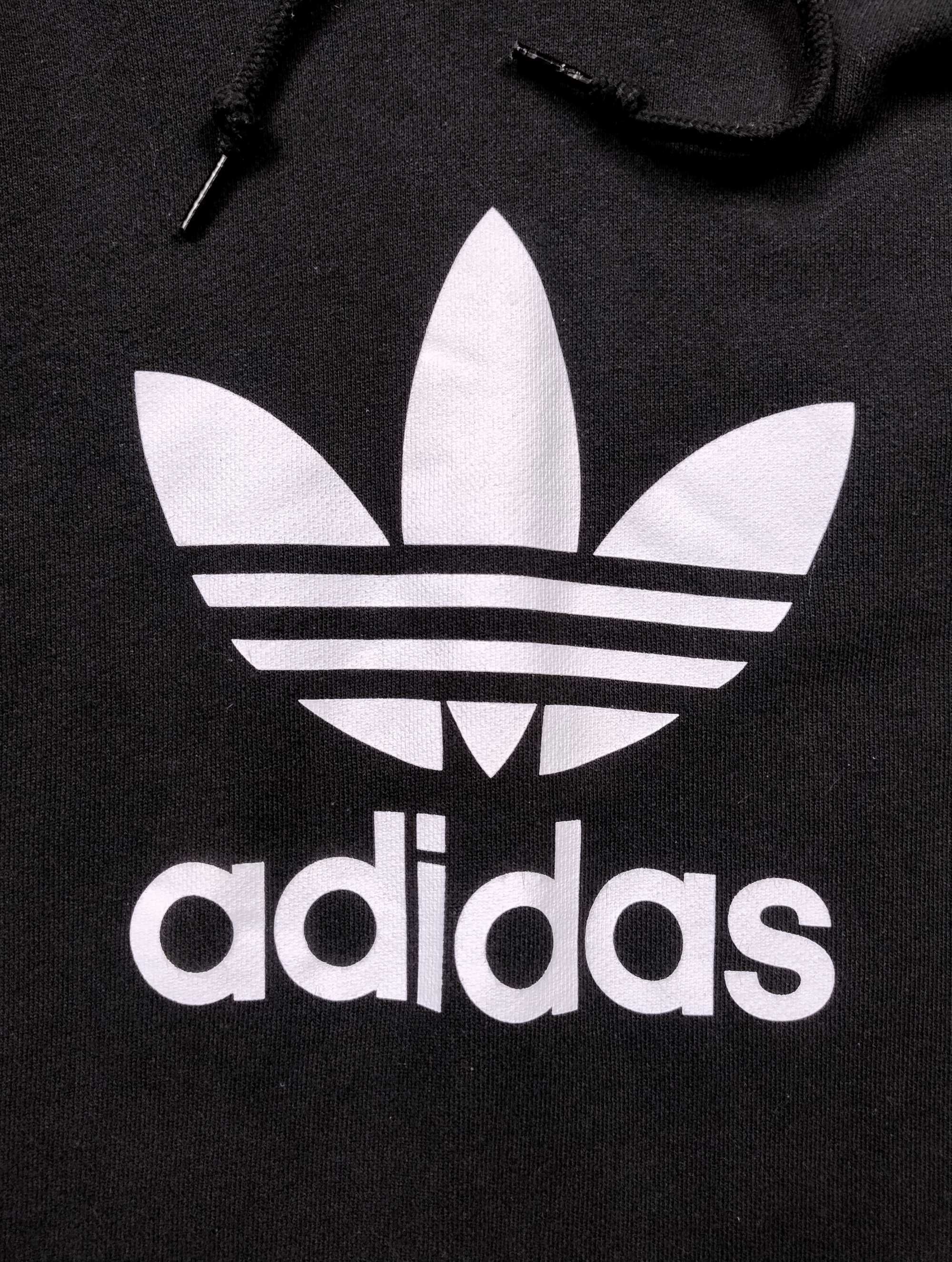 Czarna bluza Adidas Originals big logo hoodie M