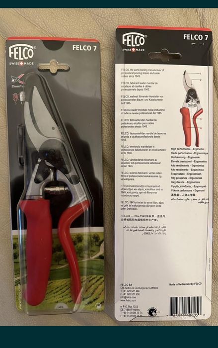 Компактные  секаторы Felco 2,4,6,7,8,9,11,12,14,15,16,100