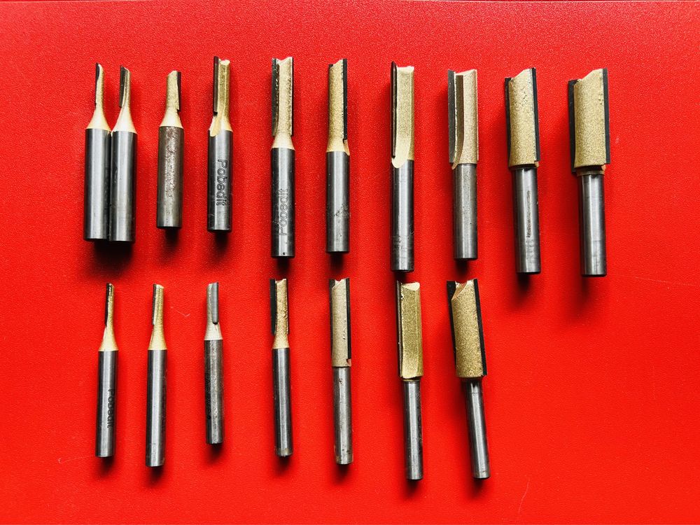 Фрези кінцеві пазові діаметр 3 - 14 мм ( 6 та 8 мм цанга).