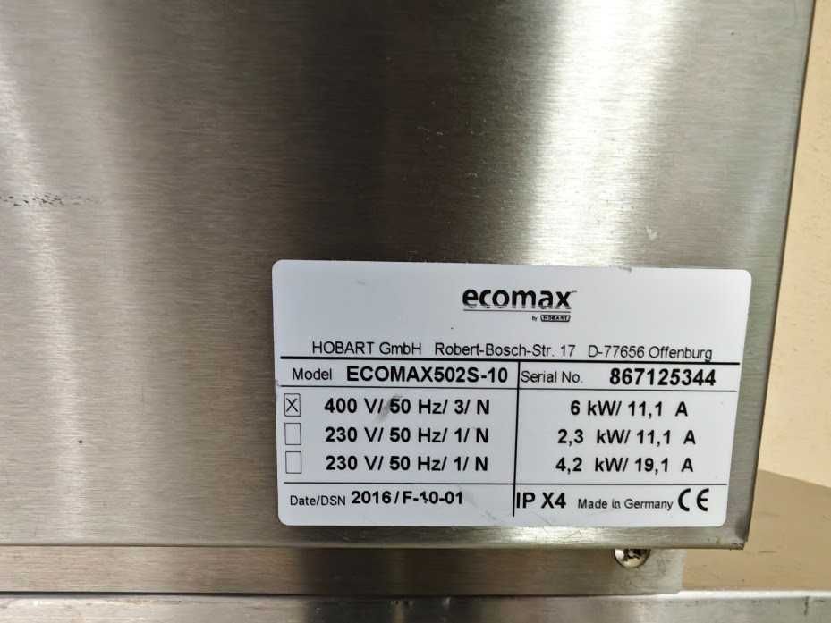 Zmywarko-wyparzarka HOBART ECOMAX 502S – po serwisie, gwarancja
