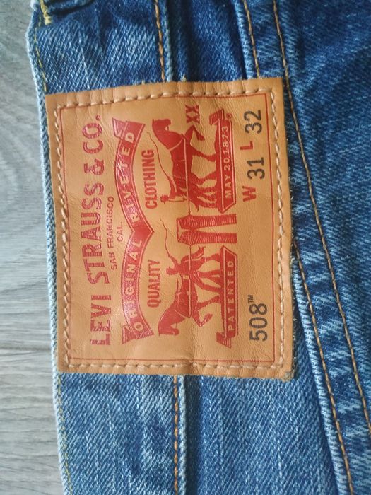 Джинсы с селвиджем Levis 508 W31 L32 selvadge оригинал