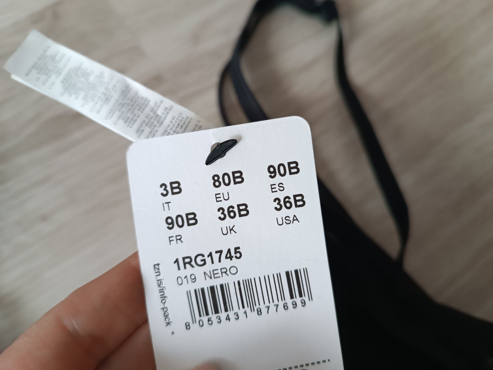Biustonosz Tezenis push up (Calzedonia)nowy z metkami 80B