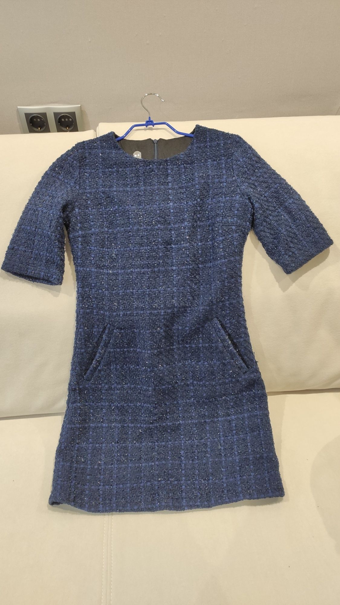 Продам платье (темно-синее)