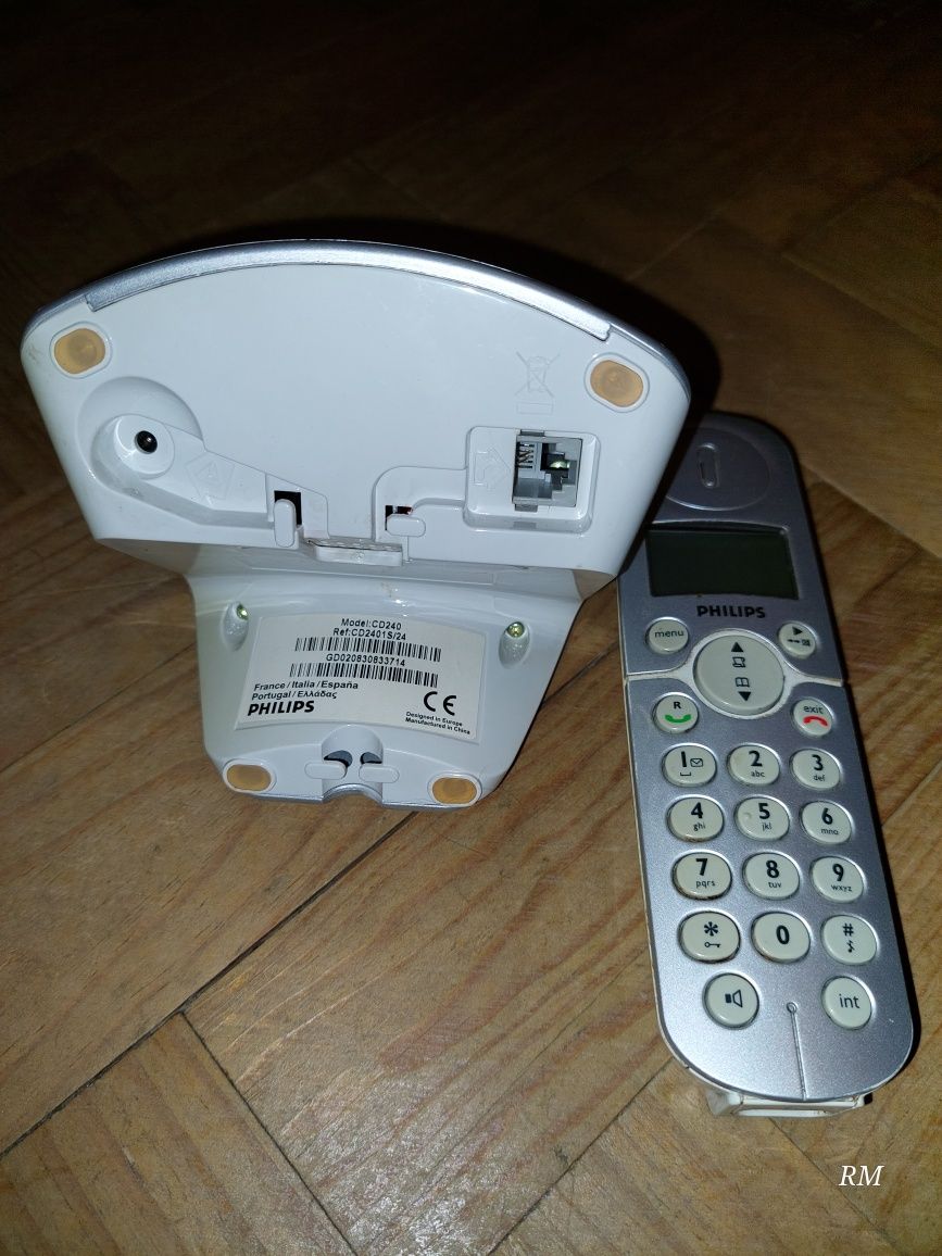 Telefone fixo portátil decoração