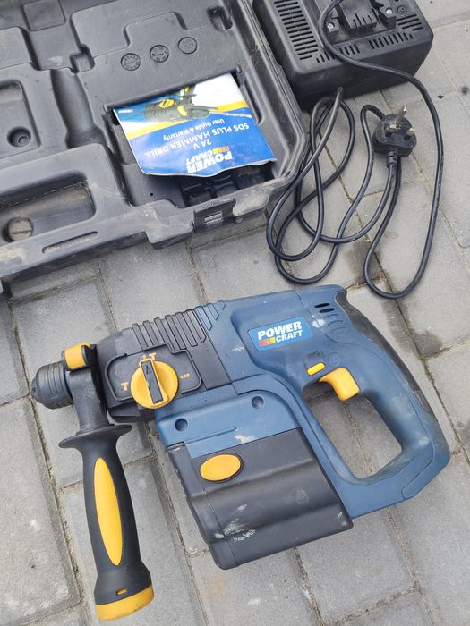 Młotowiertarka młot udarowy akumulatorowy Power Craft 6161 sds plus