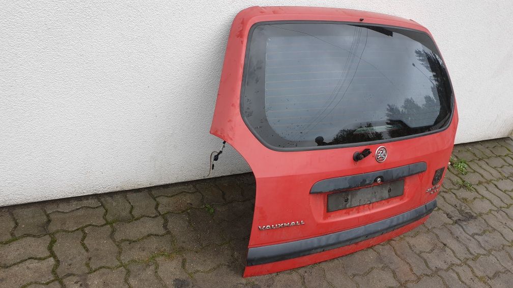 Opel Zafira A klapa tył tylna pokrywa bagażnika kompletna szyba zamek