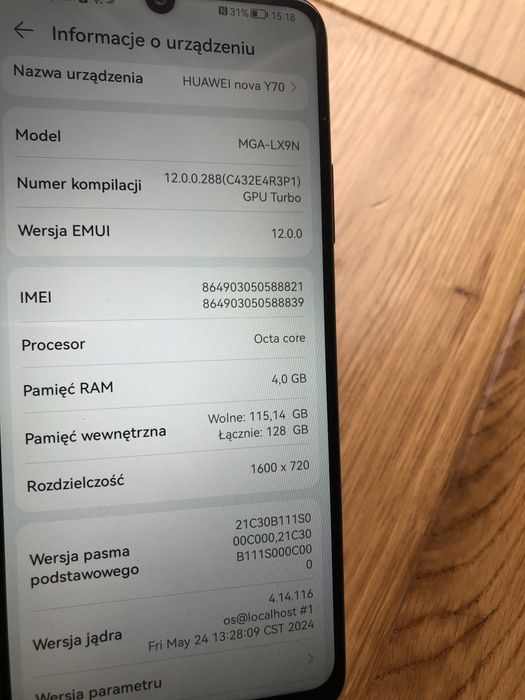 HUAWEI NOVA Y70 sprzedaż