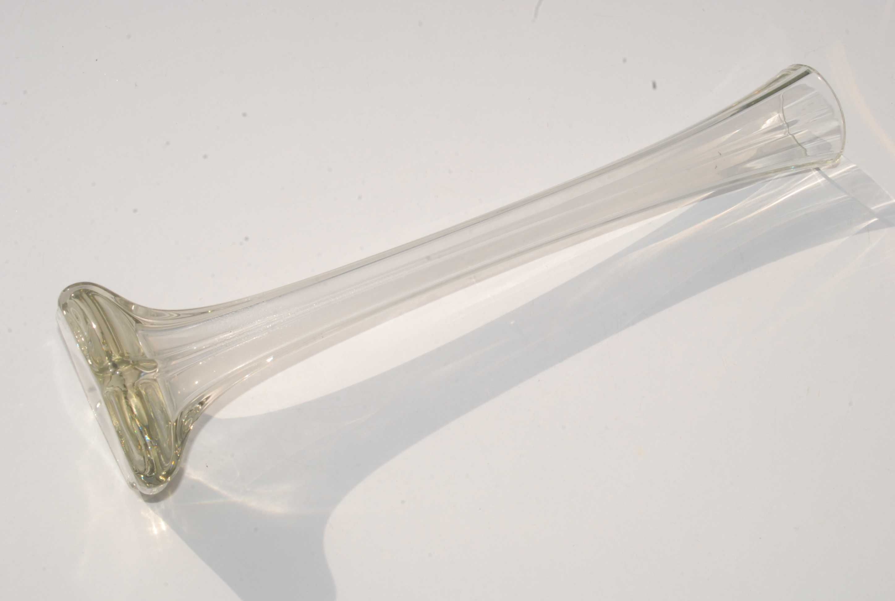 Stary wazonik wazon szklany ręcznie wykonany antyk  unikat kolekcjoner