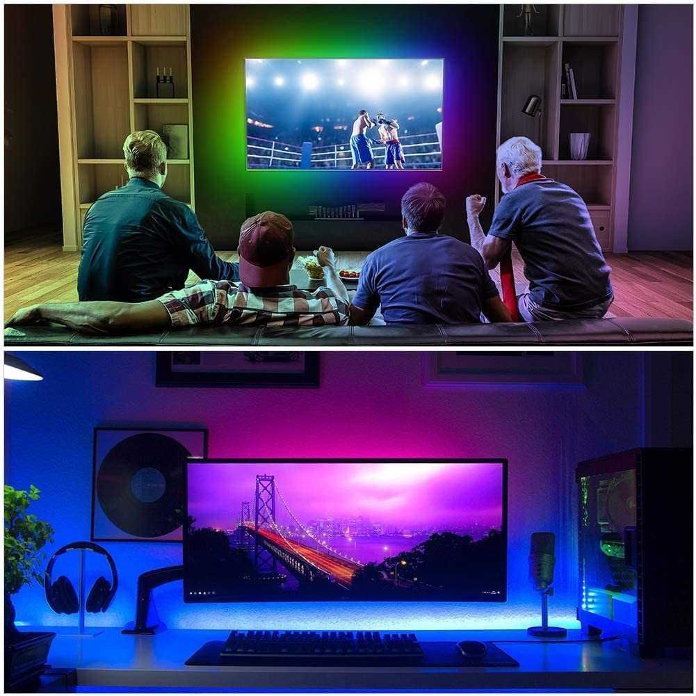 Tira LED RGB 20 metros com comando