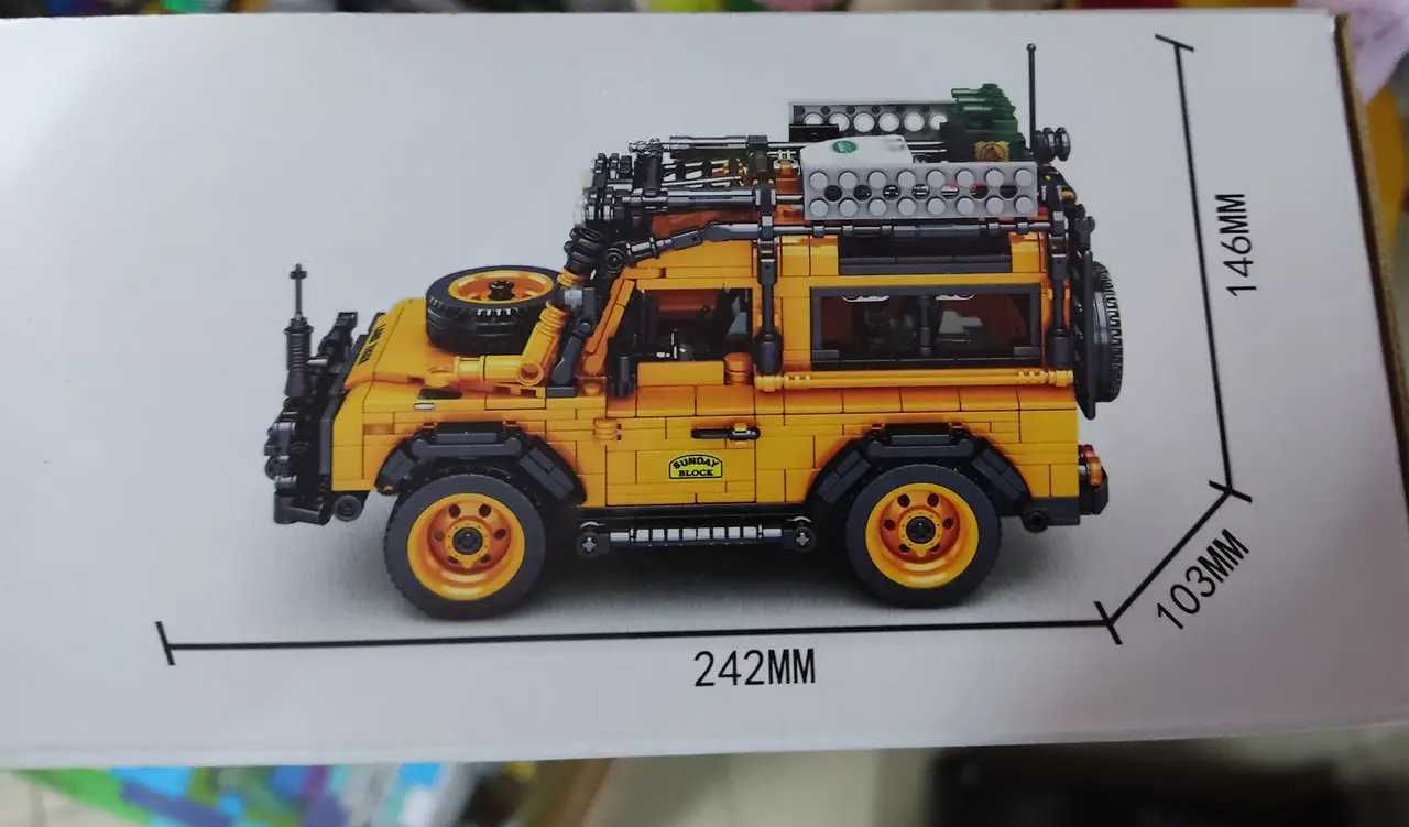 Конструктор SY 8551 Внедорожник Land Rover Defender 90 1053 дет лего