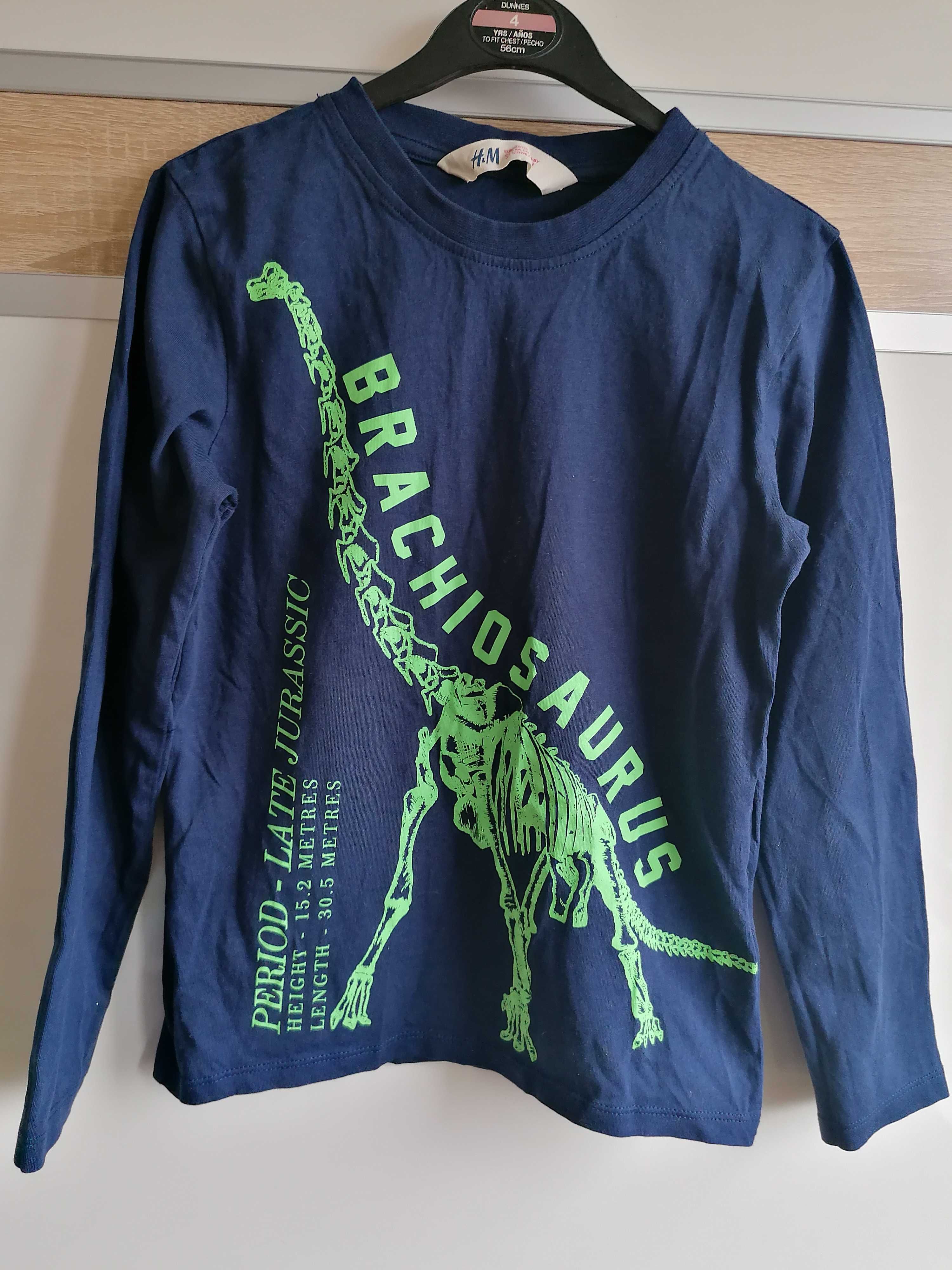 Bluzka chłopięca H&M 122-128 cm z długim rękawem