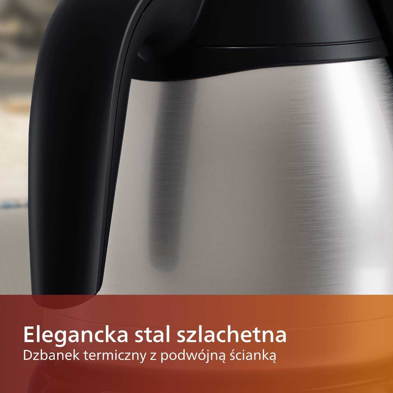 Philips Café Gaia Ekspres przelewowy do kawy,1,2 l Dzbanek termiczny