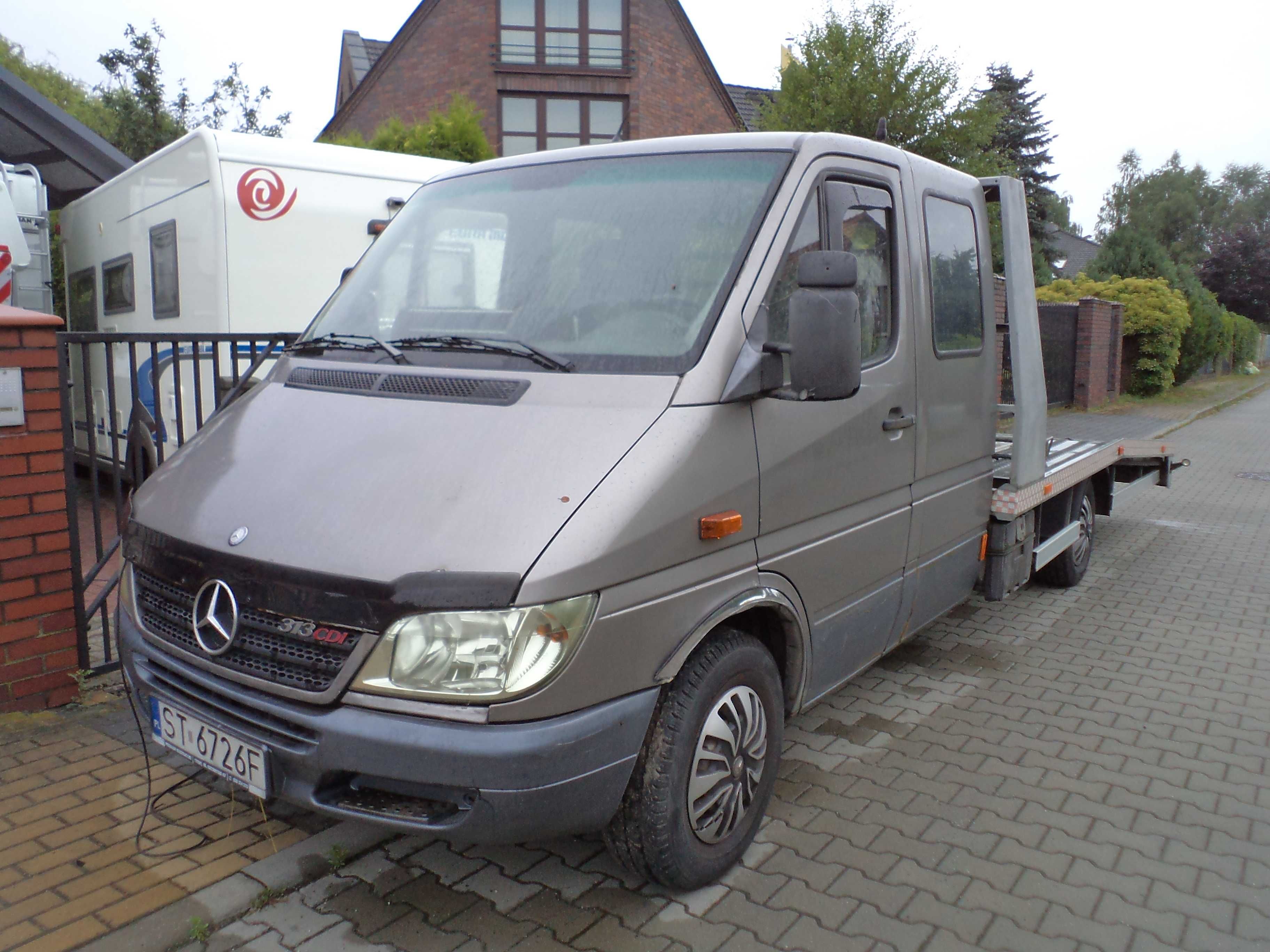 ZAREZERWOWANY Mercedes Sprinter Laweta 2.2 CDI 2004 R