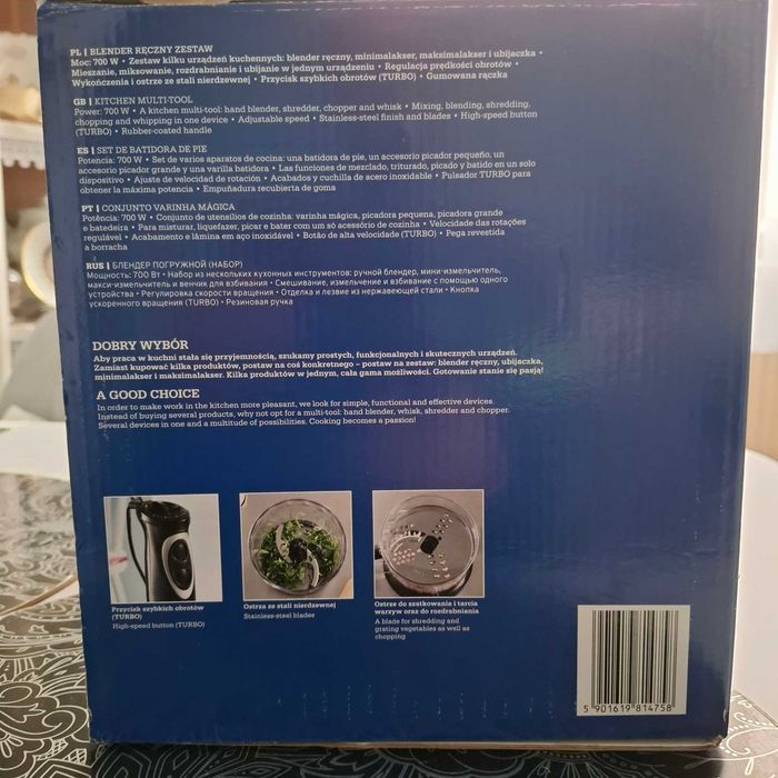 Blender ręczny zestaw