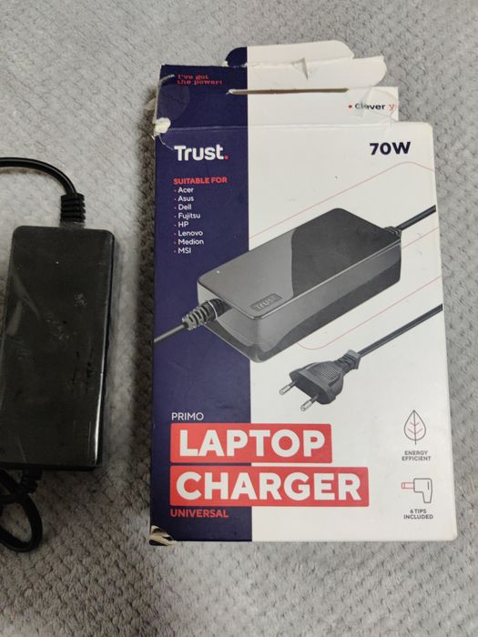 Зарядка для ноутбука 19v, 3.68a