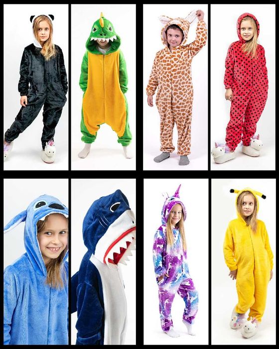 Кігурумі Леді Баг Стіч Тигр Дракон Акула Єдиноріг Пікачу Зайчик Панда