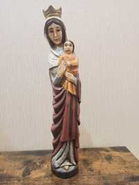 Drewniana figurka Matki Boskiej (duza 31 cm)