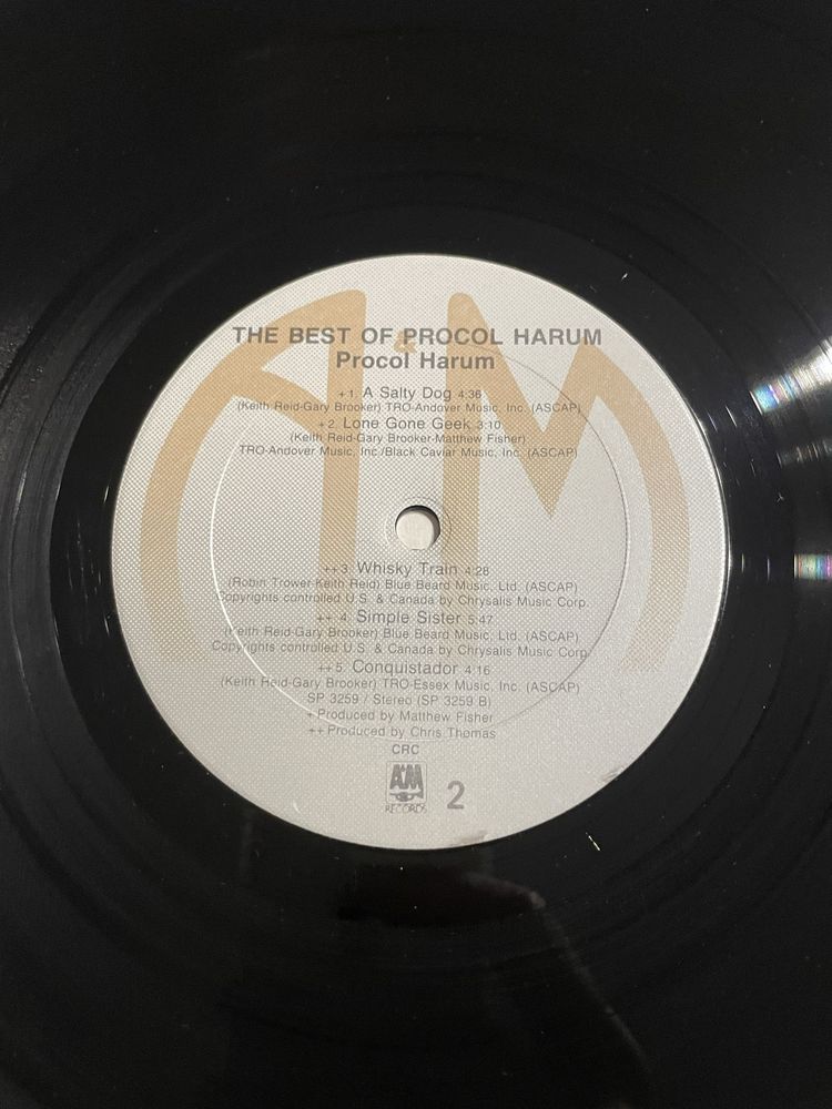 The Best of Procol Harum USA EX+ LP