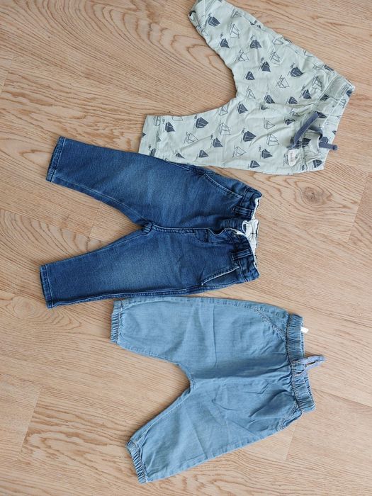 Ubranka chłopca paka zestaw 68 jesień Newbie Next H&M Smyk