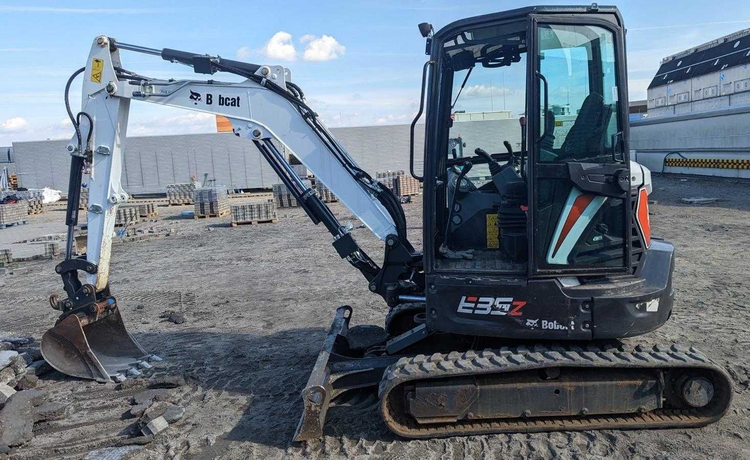 WYNAJEM - Minikoparka BOBCAT E35z 3.5 tony jak Wacker, Cat, Bomag
