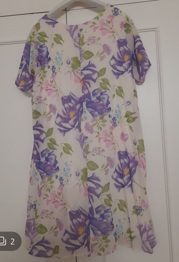 Vestido forrado plissado - Tamanho L/XL