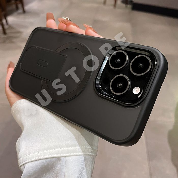 Чехол Stand Magsafe на iPhone 16 Pro Max матовий чохол з підставкою