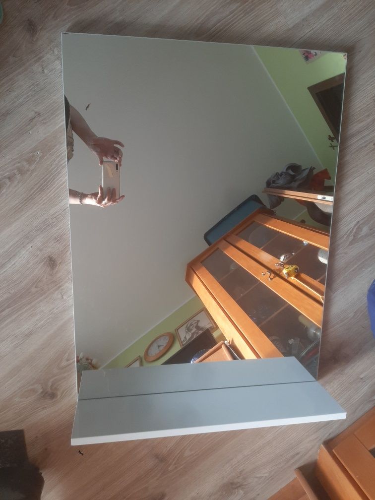 Cersanit Lustro arsena z półką białe