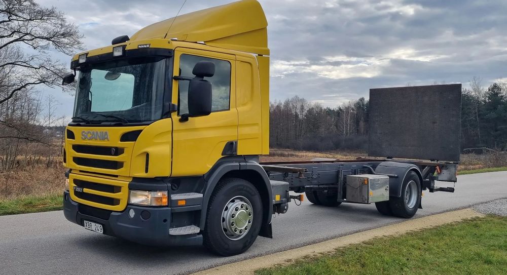 Scania P 280  izoterma 4x2 EURO 5 otwierany bok kontener  Laweta pomoc drogowa p320 BDF asenizacyjne