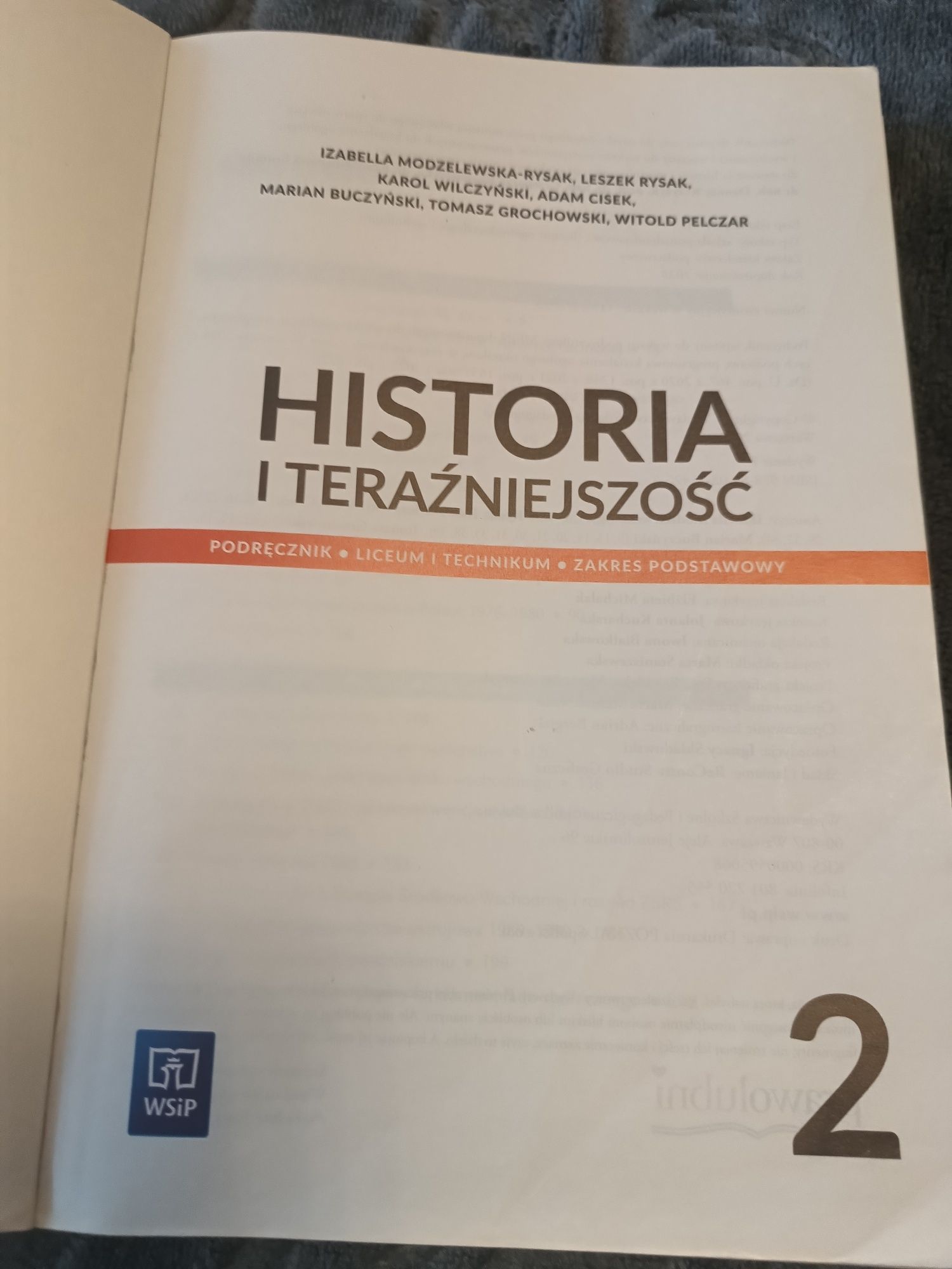 Podręcznik Historia i teraźniejszość