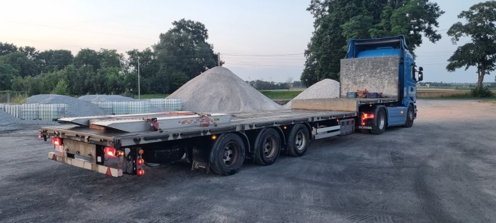 Naczepa leci trailer niskopodwoziowa niskopodwozie jumbo burtowa