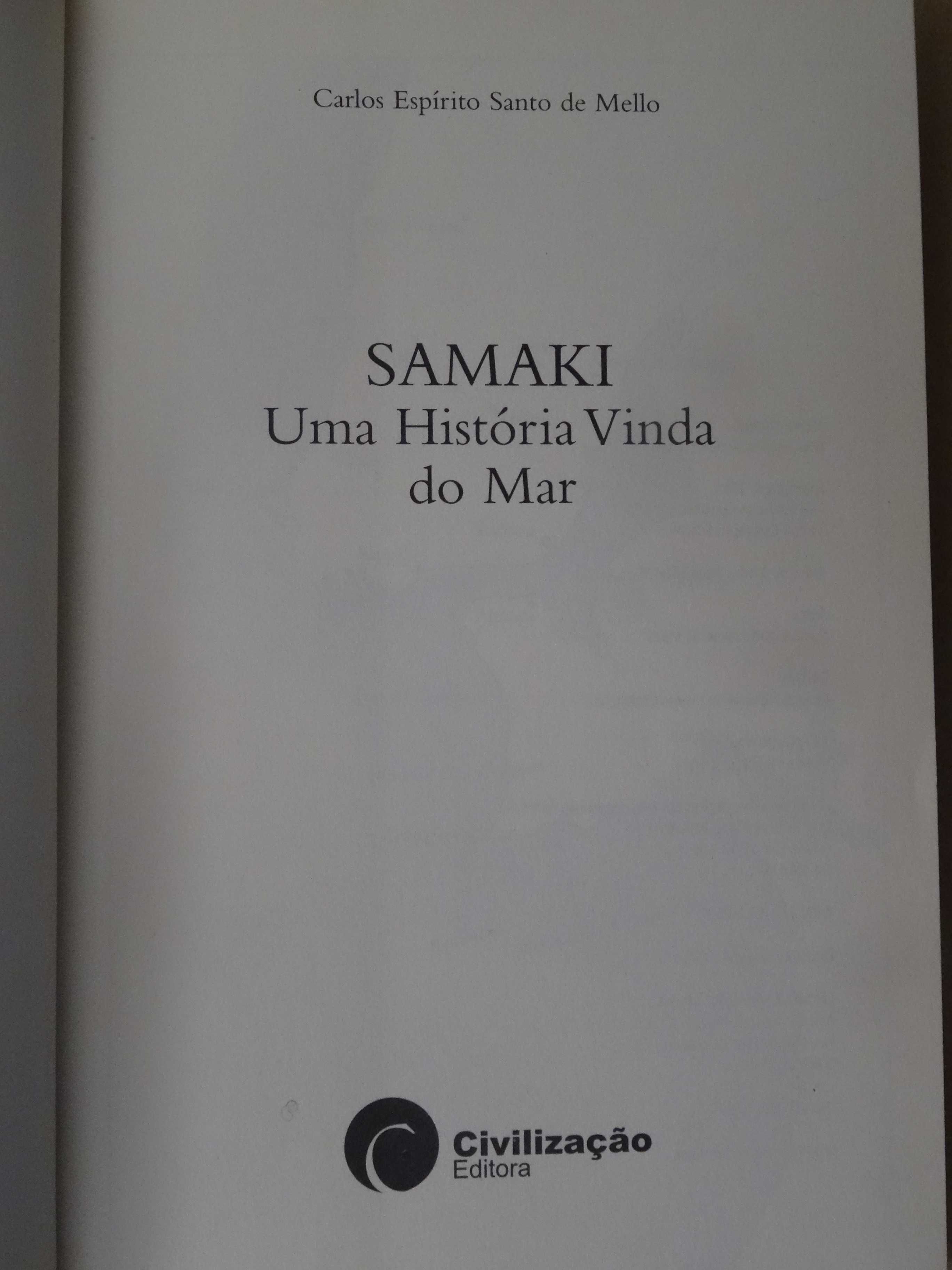 Samaki - Uma História Vinda do Mar de Carlos Espírito Santo de Melo